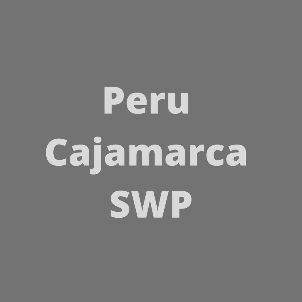 Peru Cajamarca SWP Decaf
